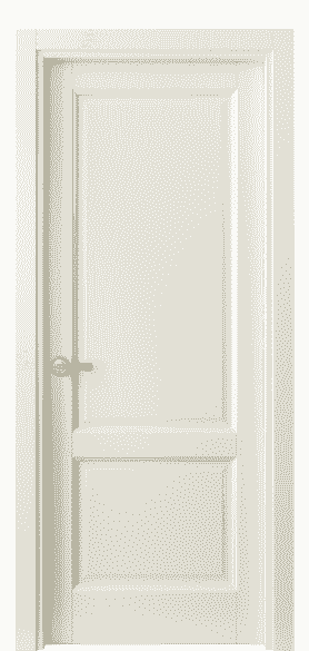 Дверь межкомнатная 1421 ММБ . Цвет Матовый молочно-белый. Материал Гладкая эмаль. Коллекция Galant. Картинка.