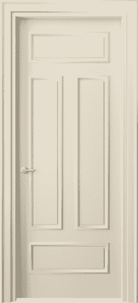 Дверь межкомнатная 8143 ММЦ. Цвет Матовый марципановый. Материал Гладкая эмаль. Коллекция Paris. Картинка.