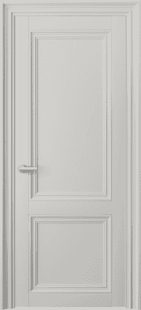 Дверь межкомнатная 2523 СШ Серый шёлк . Цвет Серый шёлк. Материал Ciplex ламинатин. Коллекция Centro. Картинка.