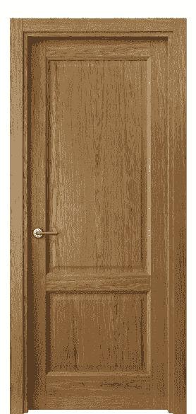 Дверь межкомнатная 1421 ДЯН . Цвет Дуб янтарный. Материал Шпон ценных пород. Коллекция Galant. Картинка.