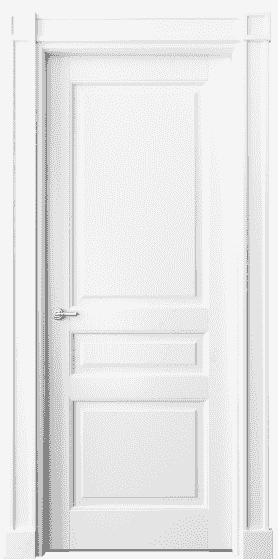 Дверь межкомнатная 6305 ББЛ . Цвет Бук белоснежный. Материал Массив бука эмаль. Коллекция Toscana Plano. Картинка.