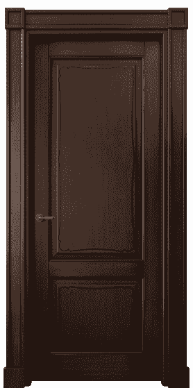 Дверь межкомнатная 6323 БТП . Цвет Бук тёмный с патиной. Материал Массив бука с патиной. Коллекция Toscana Elegante. Картинка.
