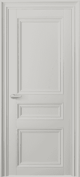 Дверь межкомнатная 2537 СШ Серый шёлк . Цвет Серый шёлк. Материал Ciplex ламинатин. Коллекция Centro. Картинка.