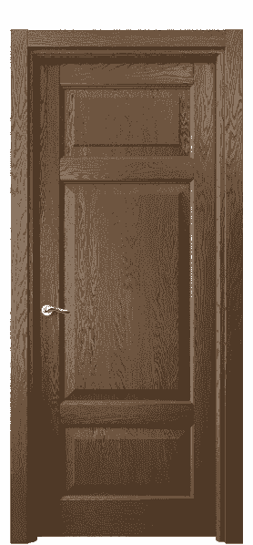 Дверь межкомнатная 0721 ДКР.Б. Цвет Дуб королевский брашированный. Материал Массив дуба брашированный. Коллекция Lignum. Картинка.