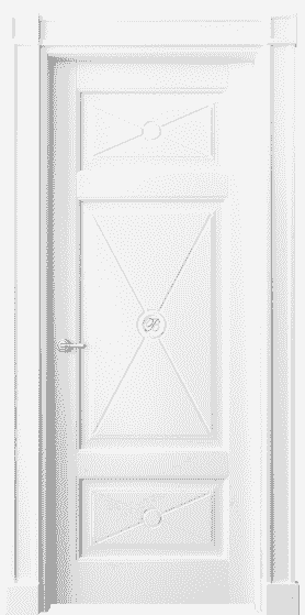 Дверь межкомнатная 6367 ББЛ . Цвет Бук белоснежный. Материал Массив бука эмаль. Коллекция Toscana Litera. Картинка.