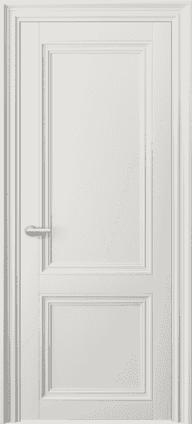 Дверь межкомнатная 2523 МСР . Цвет Матовый серый. Материал Гладкая эмаль. Коллекция Centro. Картинка.