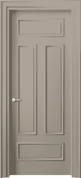 Дверь межкомнатная 8143 МБСК. Цвет Матовый бисквитный. Материал Гладкая эмаль. Коллекция Paris. Картинка.