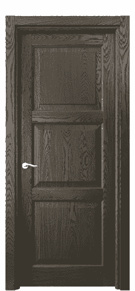 Дверь межкомнатная 0731 ДСЕ.Б . Цвет Дуб серый брашированный. Материал Массив дуба брашированный. Коллекция Lignum. Картинка.
