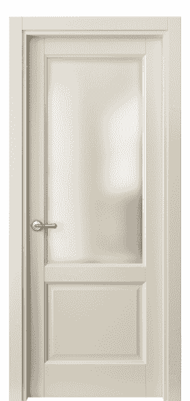 Дверь межкомнатная 1422 ММЦ САТ. Цвет Матовый марципановый. Материал Гладкая эмаль. Коллекция Galant. Картинка.