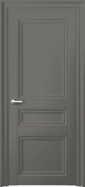 Дверь межкомнатная 2537 МКЛС. Цвет Матовый классический серый. Материал Гладкая эмаль. Коллекция Centro. Картинка.