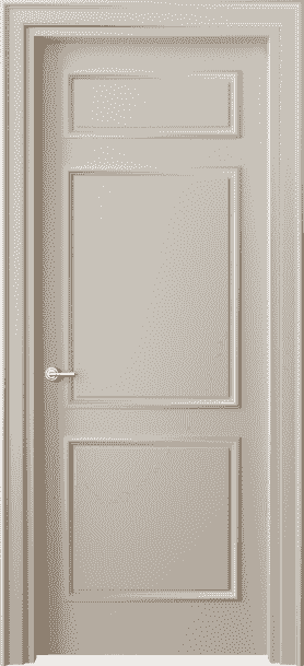 Дверь межкомнатная 8123 МСБЖ. Цвет Матовый светло-бежевый. Материал Гладкая эмаль. Коллекция Paris. Картинка.