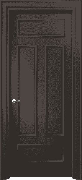 Дверь межкомнатная 8143 МАН . Цвет Матовый антрацит. Материал Гладкая эмаль. Коллекция Paris. Картинка.