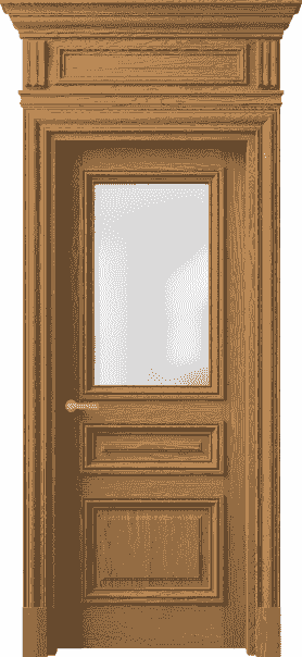 Дверь межкомнатная 7304 ДСЛ.М САТ. Цвет Дуб солнечный матовый. Материал Массив дуба матовый. Коллекция Antique. Картинка.