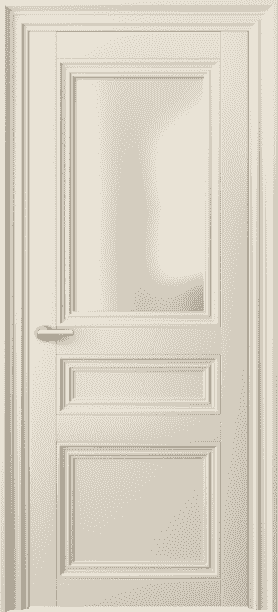 Дверь межкомнатная 2538 ММЦ САТ. Цвет Матовый марципановый. Материал Гладкая эмаль. Коллекция Centro. Картинка.
