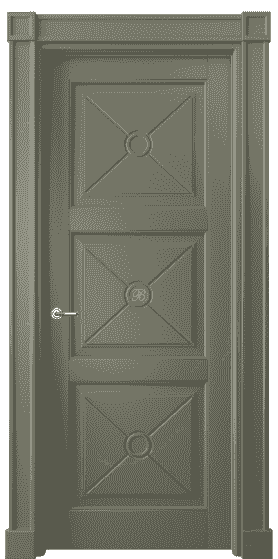 Дверь межкомнатная 6369 БОТ. Цвет Бук оливковый тёмный. Материал Массив бука эмаль. Коллекция Toscana Litera. Картинка.