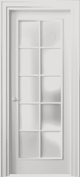 Дверь межкомнатная 8102 МСР САТ. Цвет Матовый серый. Материал Гладкая эмаль. Коллекция Paris. Картинка.