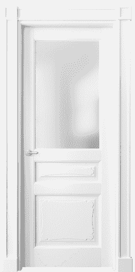 Дверь межкомнатная 6324 ББЛ САТ. Цвет Бук белоснежный. Материал Массив бука эмаль. Коллекция Toscana Elegante. Картинка.