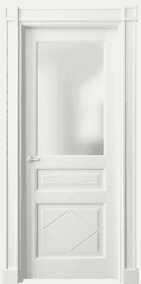Дверь межкомнатная 6344 БС САТ. Цвет Бук серый. Материал Массив бука эмаль. Коллекция Toscana Rombo. Картинка.