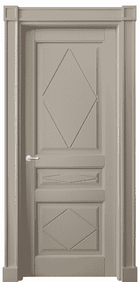 Дверь межкомнатная 6345 ББСК. Цвет Бук бисквитный. Материал Массив бука эмаль. Коллекция Toscana Rombo. Картинка.