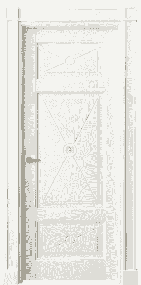Дверь межкомнатная 6367 БЖМ . Цвет Бук жемчуг. Материал Массив бука эмаль. Коллекция Toscana Litera. Картинка.