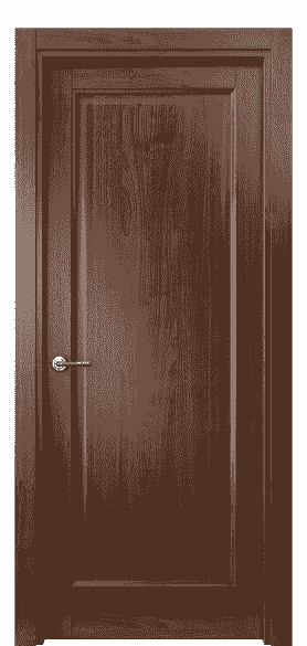 Дверь межкомнатная 1401 ОРБ . Цвет Орех бренди. Материал Шпон ценных пород. Коллекция Galant. Картинка.