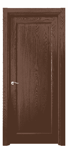 Дверь межкомнатная 0701 ДКЧ.Б . Цвет Дуб коньячный брашированный. Материал Массив дуба брашированный. Коллекция Lignum. Картинка.