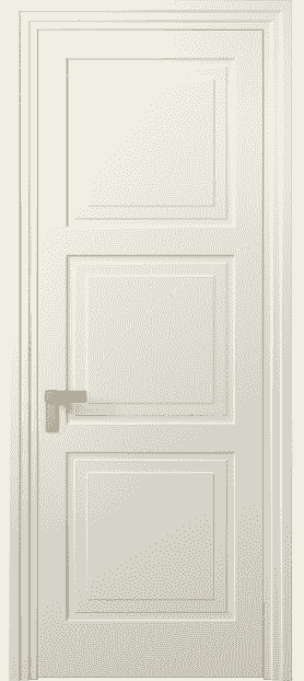 Дверь межкомнатная 8331 ММБ . Цвет Матовый молочно-белый. Материал Гладкая эмаль. Коллекция Rocca. Картинка.