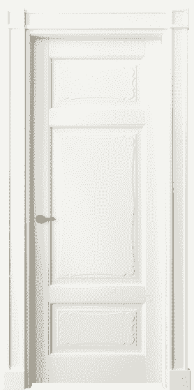 Дверь межкомнатная 6327 БЖМ . Цвет Бук жемчуг. Материал Массив бука эмаль. Коллекция Toscana Elegante. Картинка.