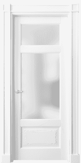 Дверь межкомнатная 6326 ББЛ САТ. Цвет Бук белоснежный. Материал Массив бука эмаль. Коллекция Toscana Elegante. Картинка.