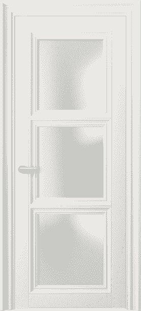 Дверь межкомнатная 2504 МЖМ САТ. Цвет Матовый жемчужный. Материал Гладкая эмаль. Коллекция Centro. Картинка.