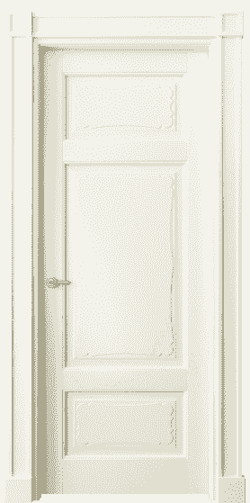 Дверь межкомнатная 6327 МБМ . Цвет Бук молочно-белый. Материал Массив бука эмаль. Коллекция Toscana Elegante. Картинка.