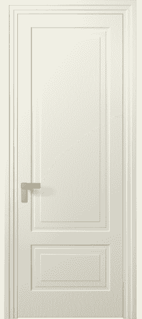 Дверь межкомнатная 8341 ММБ . Цвет Матовый молочно-белый. Материал Гладкая эмаль. Коллекция Rocca. Картинка.