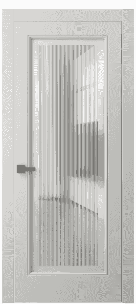 Дверь межкомнатная 8300 МСР. Цвет Матовый серый. Материал Гладкая эмаль. Коллекция Linea. Картинка.