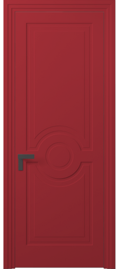 Дверь межкомнатная 8361 Ориент красный RAL 3031. Цвет RAL. Материал Гладкая эмаль. Коллекция Rocca. Картинка.