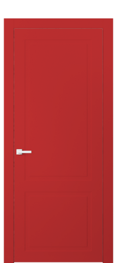 Дверь межкомнатная 8002 Красный RAL 3028. Цвет RAL. Материал Гладкая эмаль. Коллекция Neo Classic. Картинка.