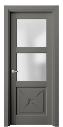 Дверь межкомнатная 6368 БКЛС САТ. Цвет Бук классический серый. Материал Массив бука эмаль. Коллекция Toscana Litera. Картинка.